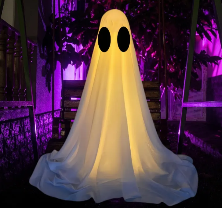Hanging Ghost Face Halloween Decoration – Small & Large