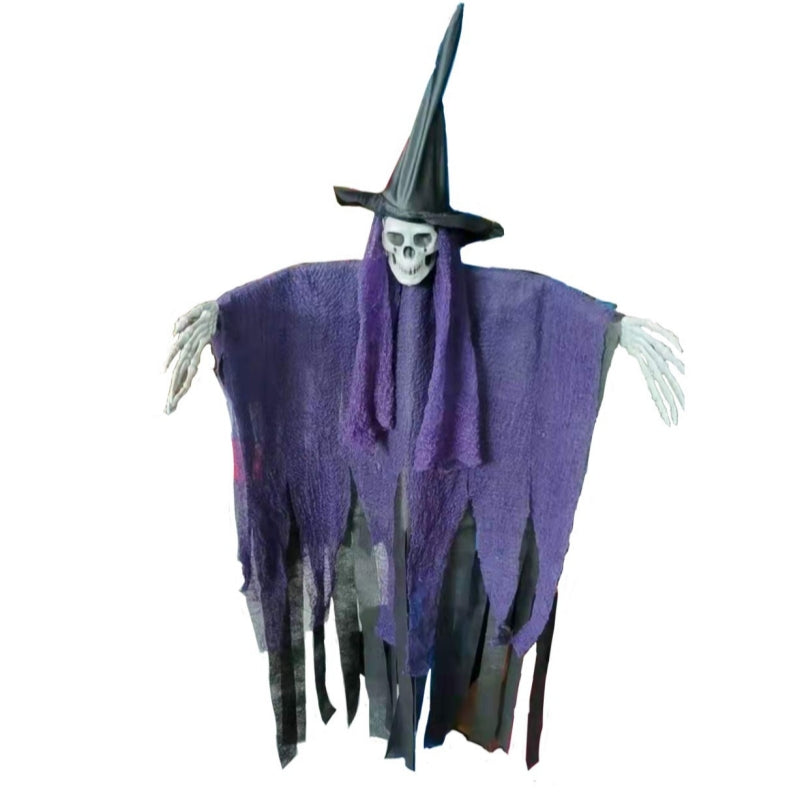 Hanging Ghost Halloween Decoration – Day of the Dead Witch Ghost, 4 Colors