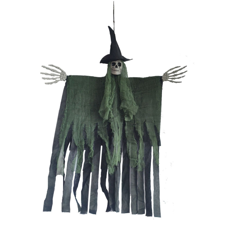 Hanging Ghost Halloween Decoration – Day of the Dead Witch Ghost, 4 Colors