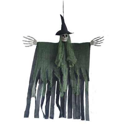Hanging Ghost Halloween Decoration – Day of the Dead Witch Ghost, 4 Colors