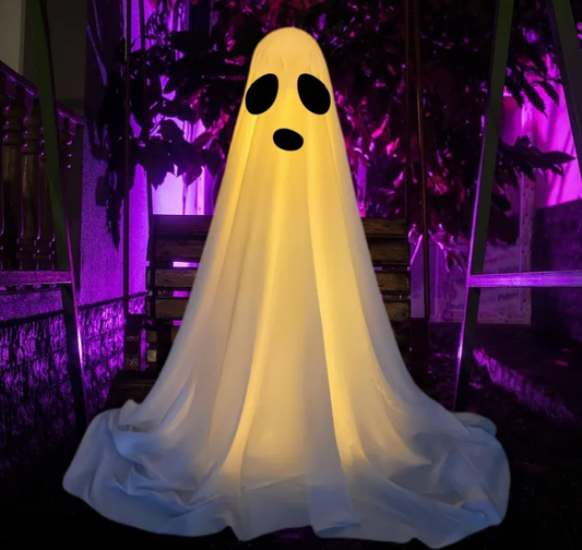 Hanging Ghost Face Halloween Decoration – Small & Large