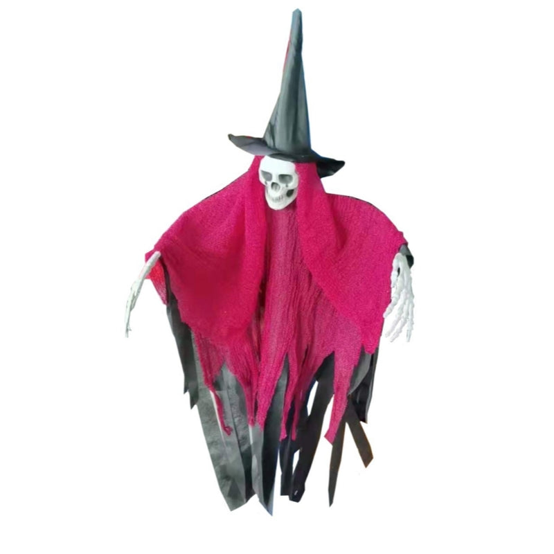 Hanging Ghost Halloween Decoration – Day of the Dead Witch Ghost, 4 Colors