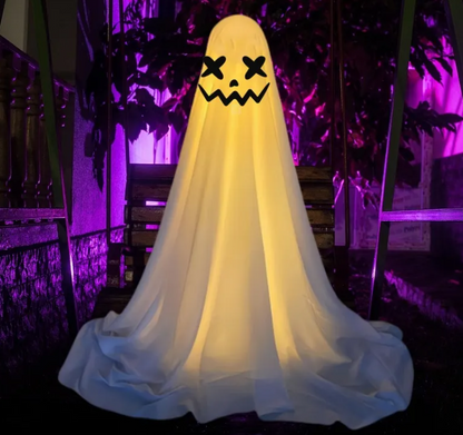 Hanging Ghost Face Halloween Decoration – Small & Large