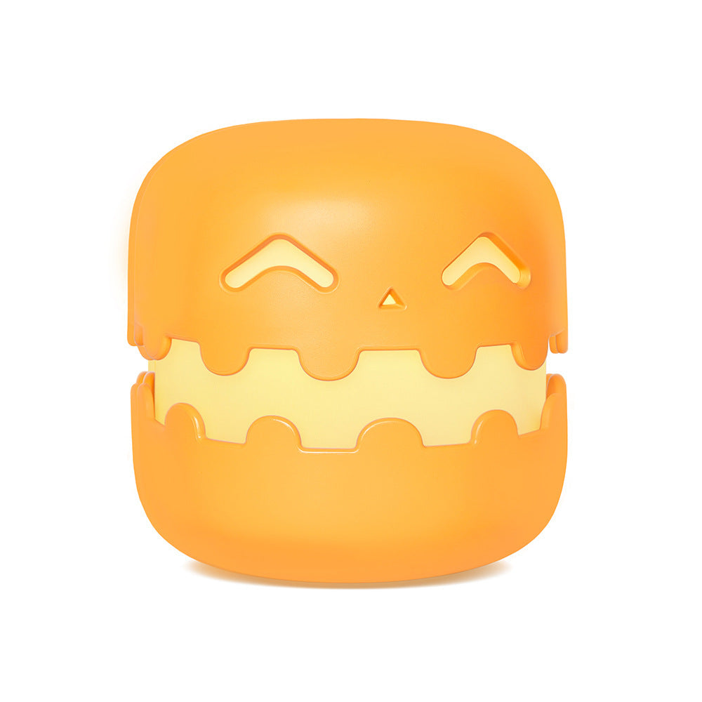 Pumpkin Ambience Night Light – Silicone Bedside Lamp for Kids