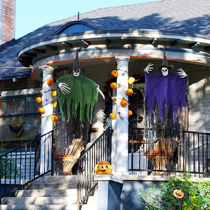 Hanging Ghost Halloween Decoration – Day of the Dead Witch Ghost, 4 Colors