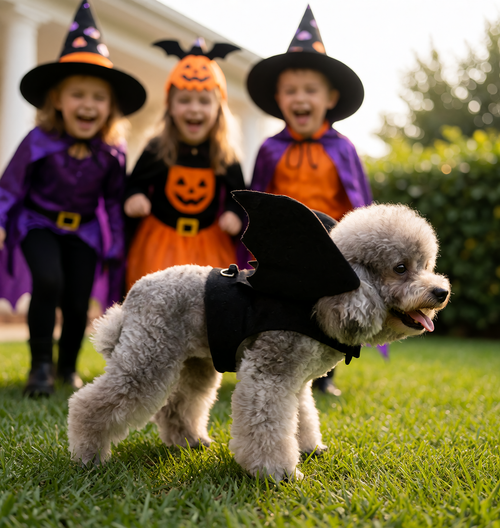 Bat Wings Pet Costume – Halloween Costume for Dogs & Cats, Large
